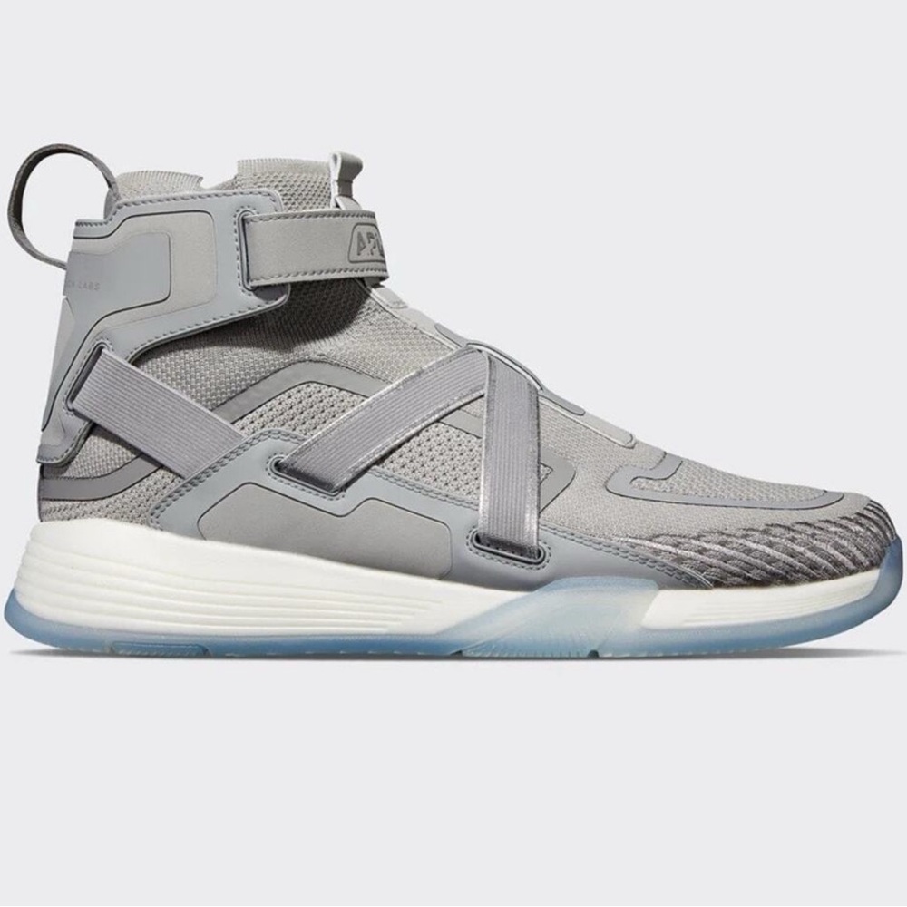 APL Superfuture High Top Sneakers Cement Gunmetal White Men 12 / Women 13.5 NIB